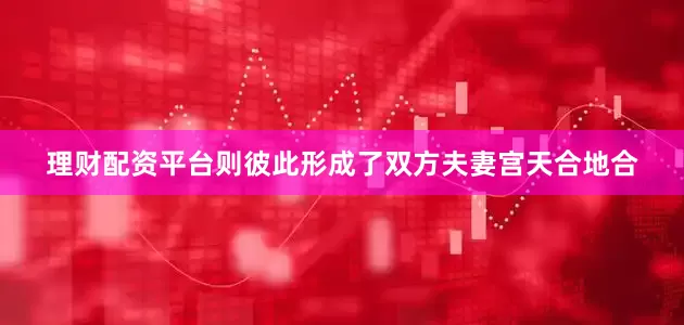 理财配资平台则彼此形成了双方夫妻宫天合地合
